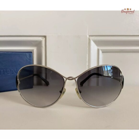 Authentic LOUIS VUITTON Silvertone Metal Frame Daisy Sunglasses - Z0261U - Picture 6 of 14